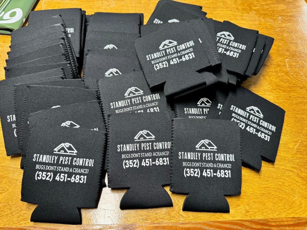 Custom Koozies for a pest control company